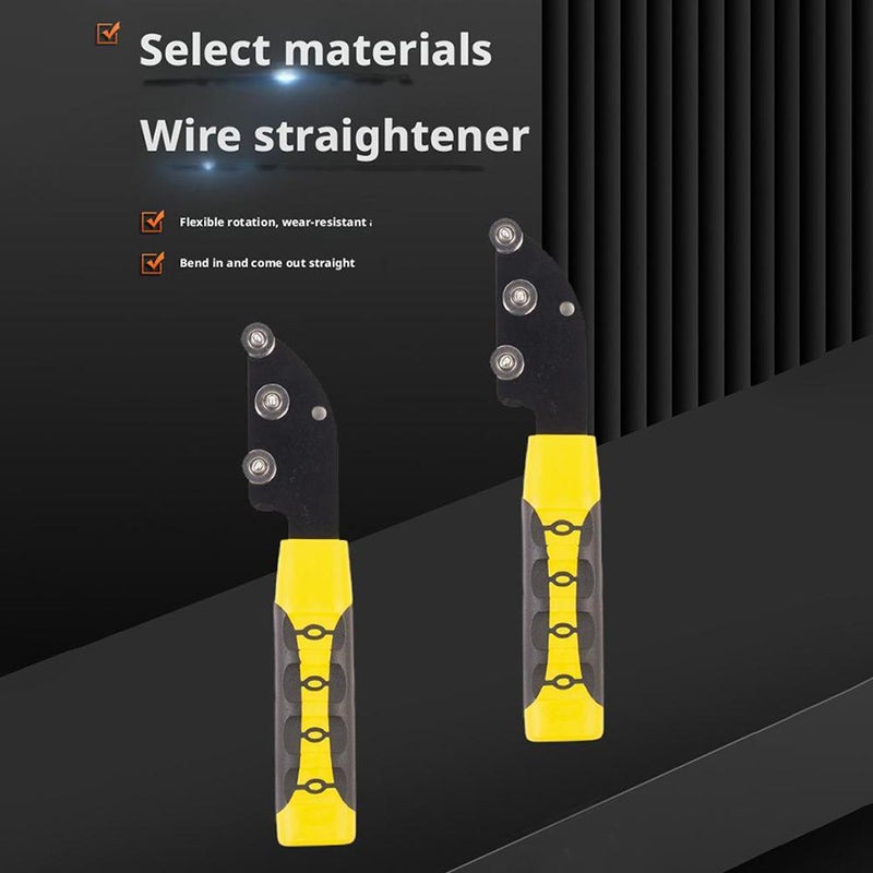 Wire Straightener,Stainless Steel Manual Wire Straightener,Portable Electrical Box Terminal Paralleling Tubing Straightener Wire Wrapping Tools for Copper & Aluminium Wire Reset - Image 2